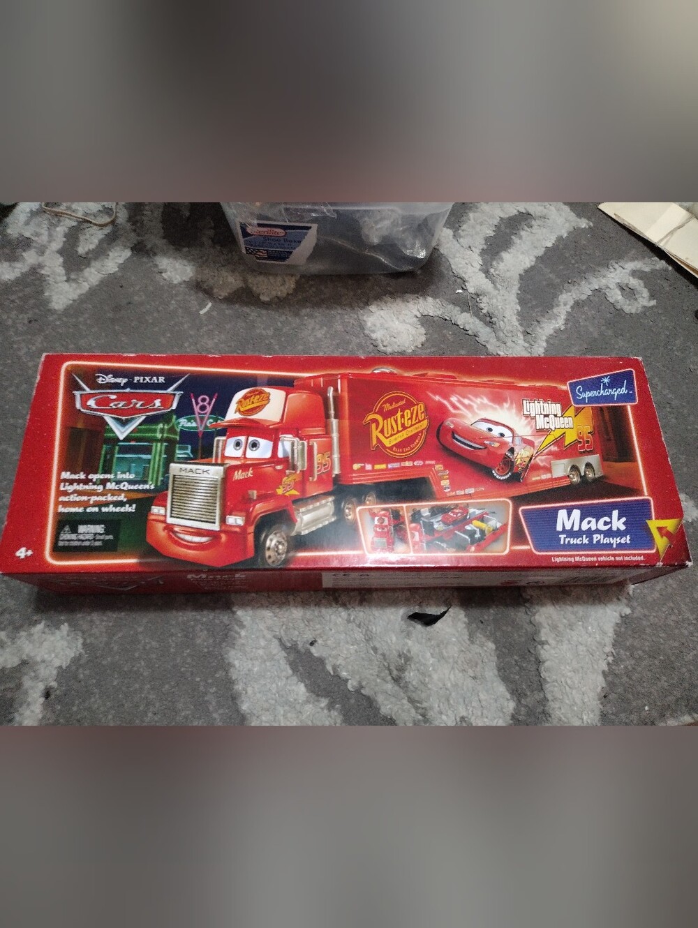 Disney Red Mack Truck Playset - Lightning McQueen Graphics